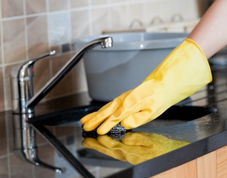 Professional cleaner maintaining a Belgravia home interior