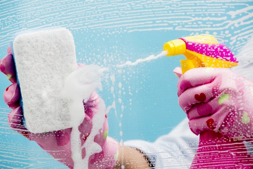 Local cleaning team completing after builders cleaning in Belgravia