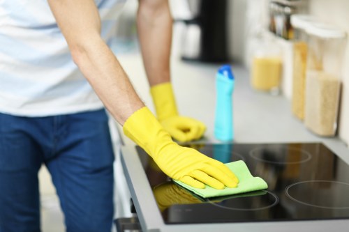 Upholstery cleaning process for fabric sofas in Belgravia